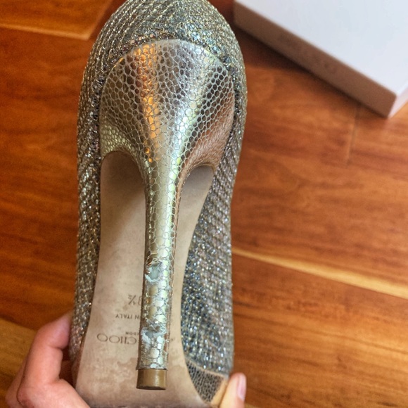 Gold Jimmy Choo Luna - Picture 7 of 8